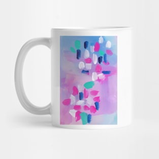 Modern Pastel Abstract Painting, Colorful Contemporary Painting 12 Mug